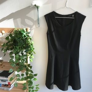 Dex 1963 | Black Drop-waist Fit and Flare Dress